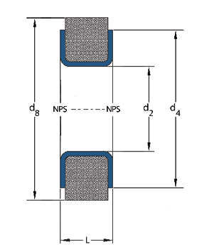 Querschnitt Distanzstück Form G Class 150