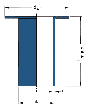 Querschnitt PTFE-Düsenauskleidungen